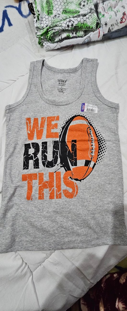 Gri Baskılı Erkek Çocuk Atlet - Görsel 2