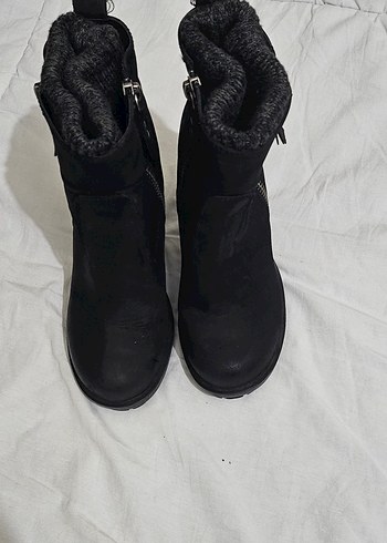 Tokalı Siyah Kadın Biker Botu - Görsel 3