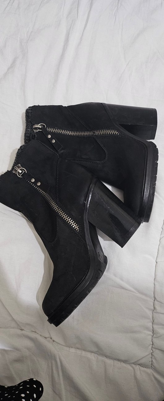 Tokalı Siyah Kadın Biker Botu - Görsel 2