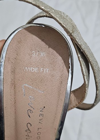 Bej Yılan Desenli Dolgu Topuklu Kadın Ayakkabı - Görsel 3