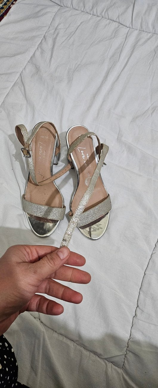 Bej Yılan Desenli Dolgu Topuklu Kadın Ayakkabı - Görsel 5