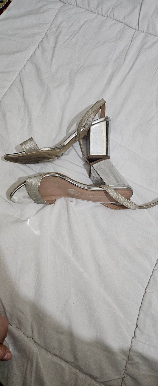 Bej Yılan Desenli Dolgu Topuklu Kadın Ayakkabı - Görsel 4