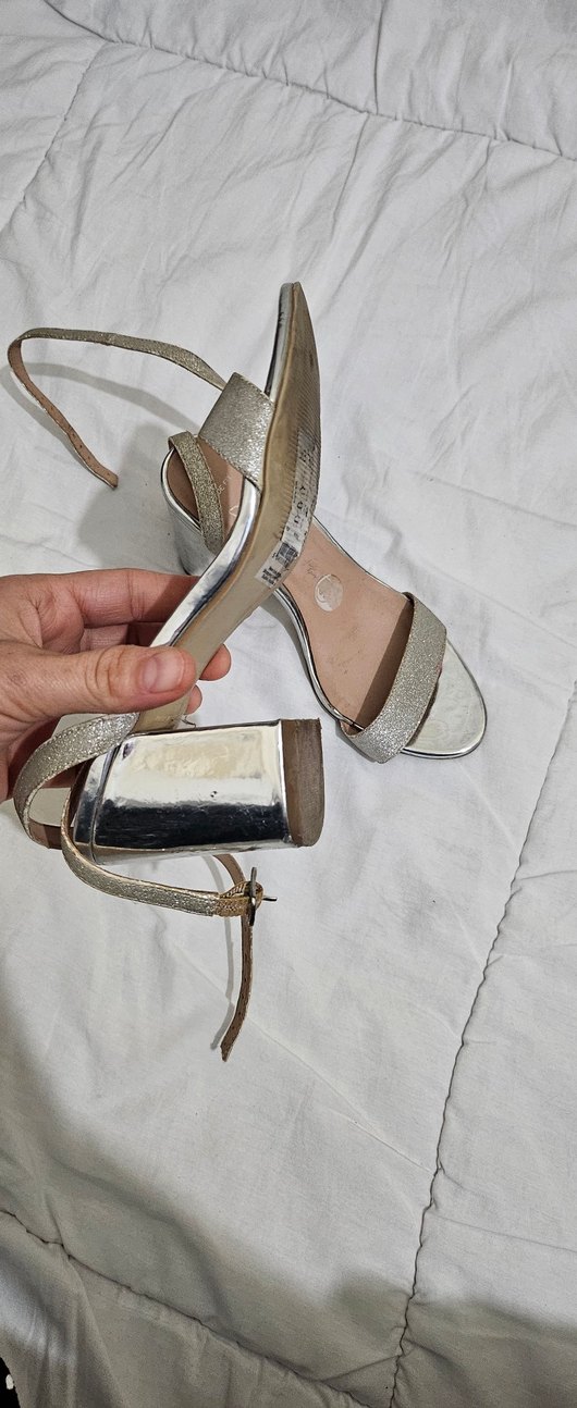 Bej Yılan Desenli Dolgu Topuklu Kadın Ayakkabı - Görsel 2