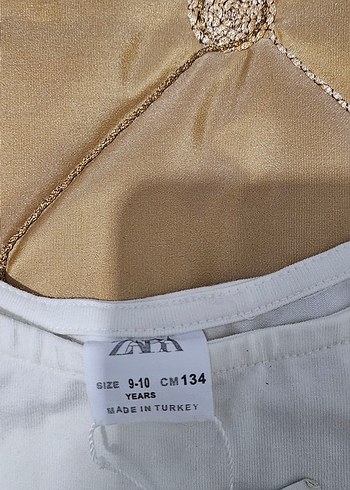 Zara Beyaz Baskılı Çocuk Atlet