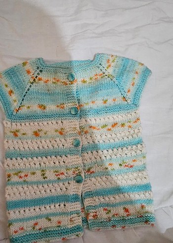 Mor Düz Örgü Hamile Süveter - Görsel 3