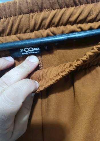 Kahverengi Yan Şeritli Kadın Spor Pantolon - Görsel 5