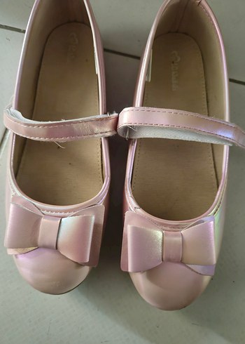 Kızlar için Pembe Tokalı Babet - Görsel 5