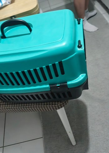 Turkuaz Taşınabilir Evcil Hayvan Taşıyıcı - Görsel 2