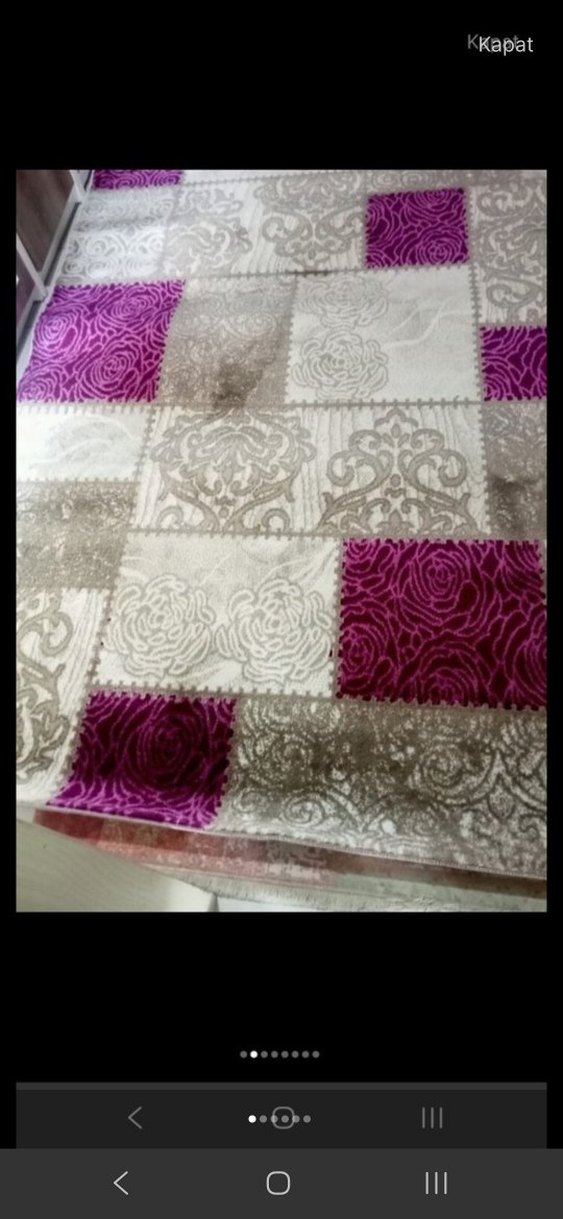 Çok Renkli Modern Baskılı Halı - Görsel 5