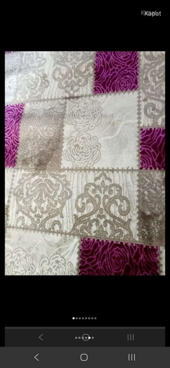 Çok Renkli Modern Baskılı Halı - Görsel 2