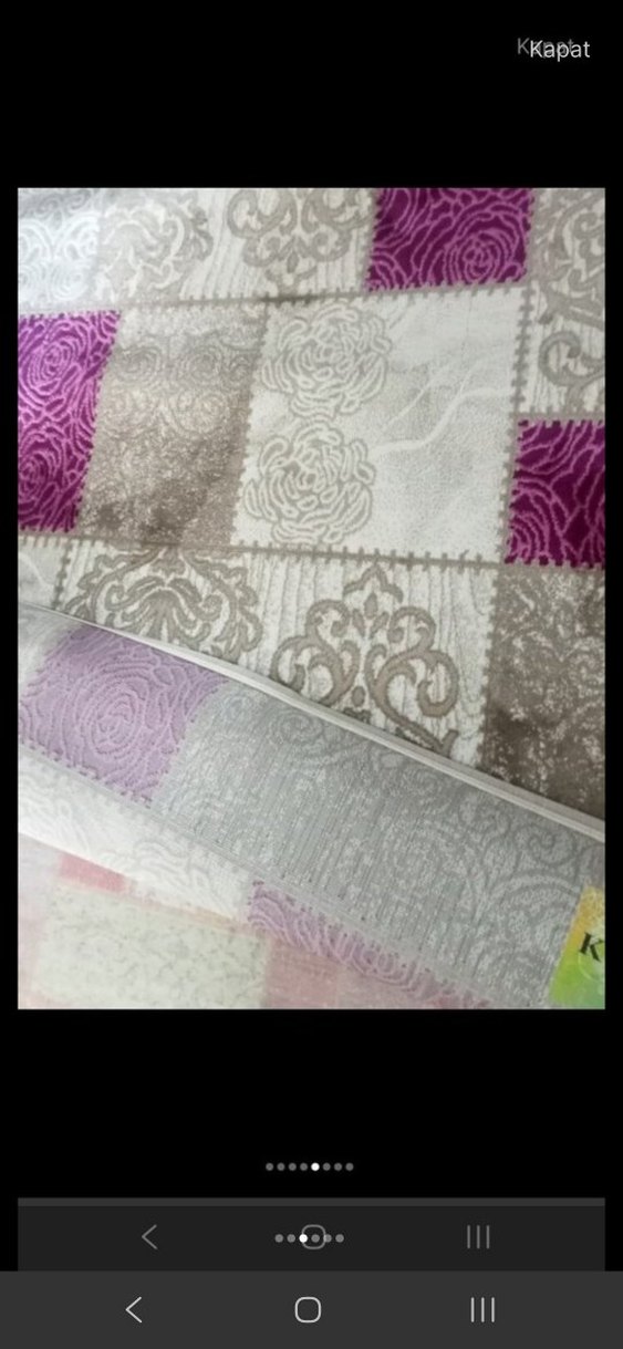 Çok Renkli Modern Baskılı Halı - Görsel 4