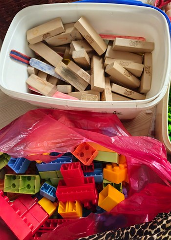 Çocuklar için Çok Renkli Eğitici oyun setlerı - Görsel 16