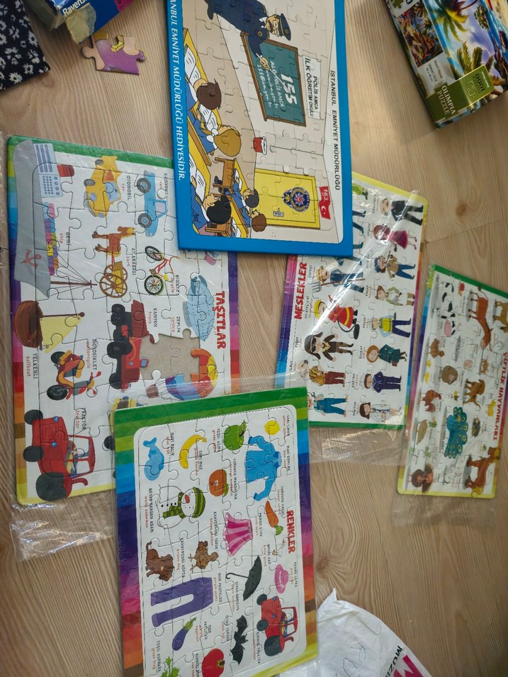 Çocuklar için Çok Renkli Eğitici oyun setlerı - Görsel 4