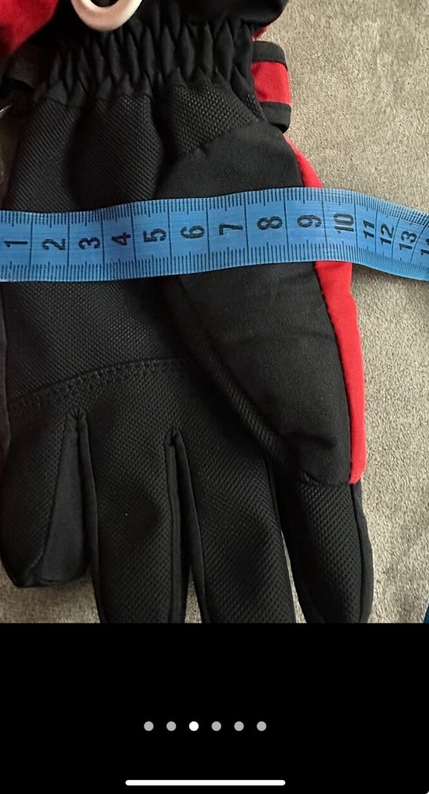 Kırmızı Erkek Çocuk Biker Eldiveni - Görsel 3