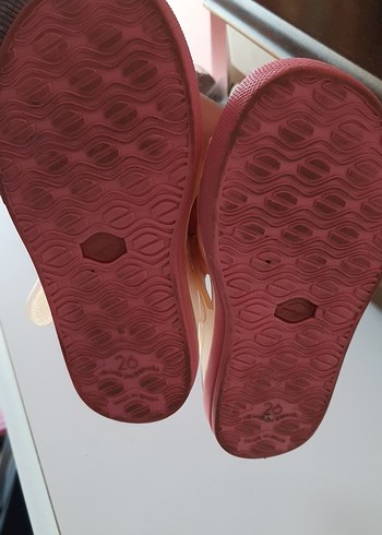 Kız Çocuk Pembe Tokalı Sandalet - Görsel 4