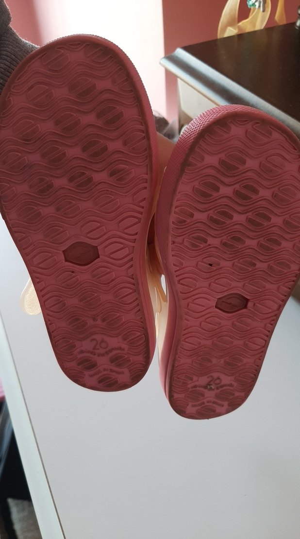 Kız Çocuk Pembe Tokalı Sandalet - Görsel 4