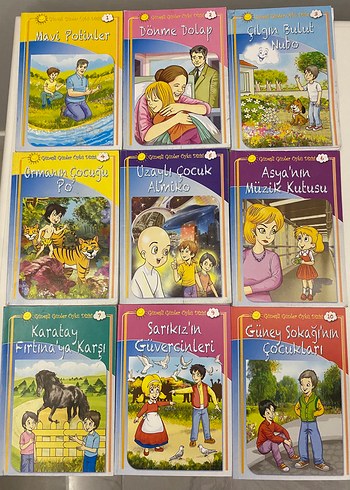 Çocuklar için 9 Kitaplık Hikaye Seti
