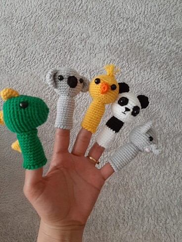 Fisher Price Amigurumi parmak kukla
