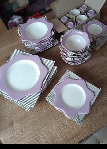 Karaca Pastel Mor Vintage Yemek Takımı - Görsel 7