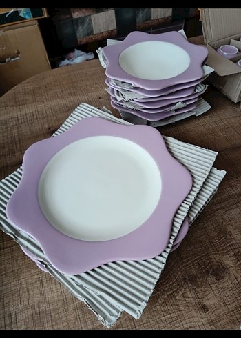 Karaca Pastel Mor Vintage Yemek Takımı - Görsel 4