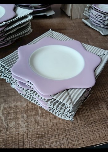 Beden Karaca Pastel Mor Vintage Yemek Takımı