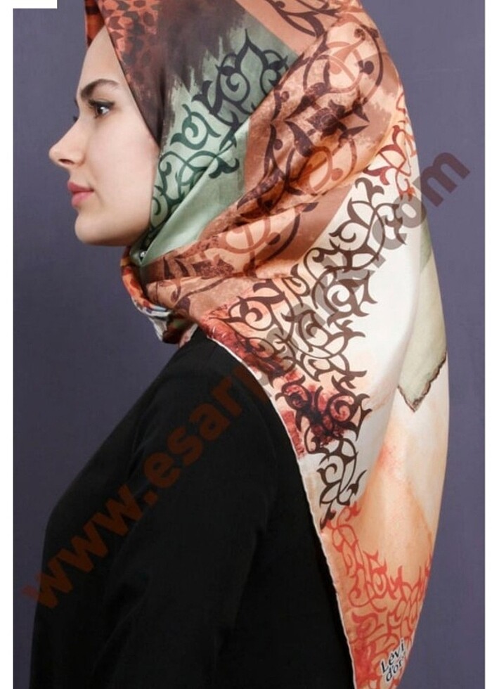 Levidor ipek eşarp  - Görsel 5