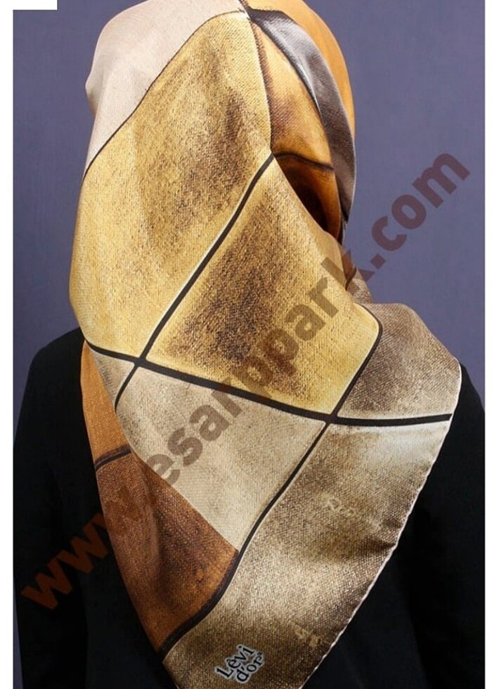 Levidor ipek eşarp  - Görsel 3