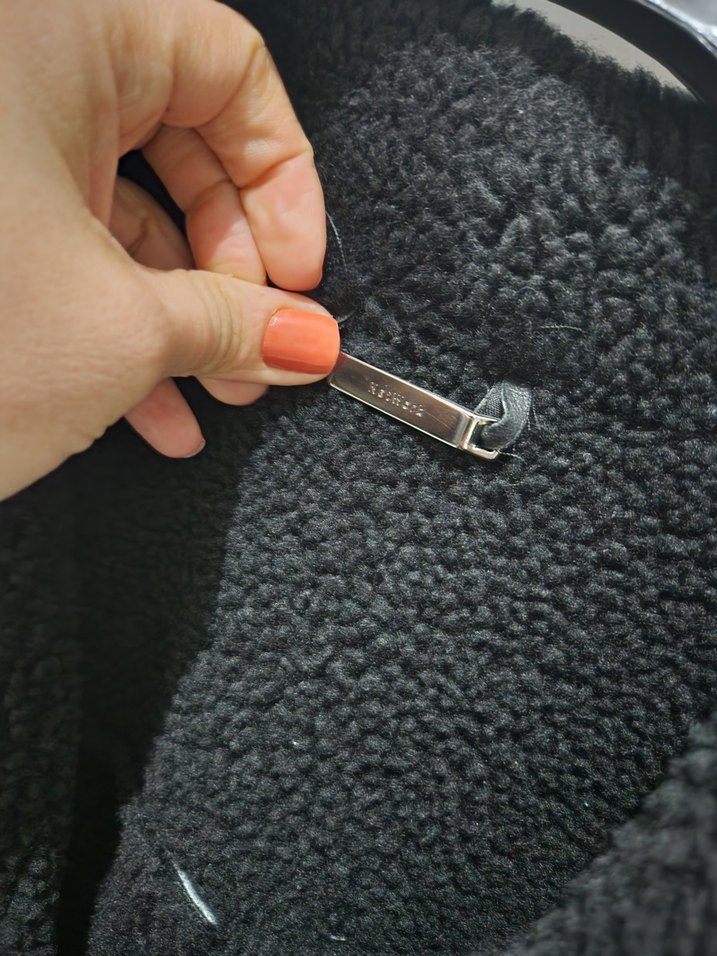 Sıyah Deri  Kürk Detaylı Ceket - Görsel 3