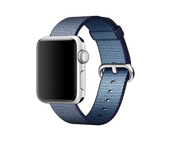 Apple watch kayış 38-40-41 mm naylon örme gece mavisi