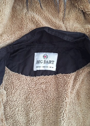 Kürklü Kapüşonlu Uzun Kadın Mont - Görsel 5