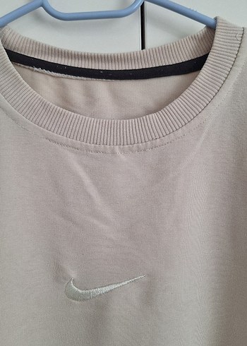 Diğer Bej Erkek Sweatshirt Uzun Kollu Basic