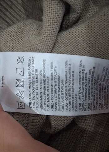 Bej Erkek Keten Triko Kazak - Görsel 6