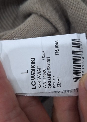 Bej Erkek Keten Triko Kazak - Görsel 5