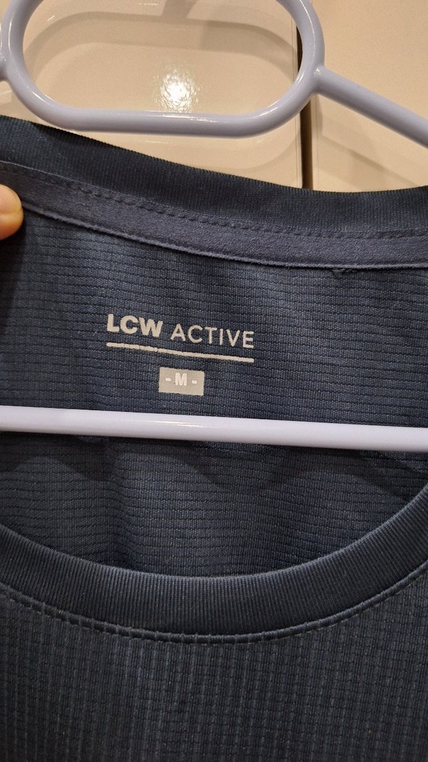 Erkek Lacivert Kısa Kollu Salaş Tişört - Görsel 2