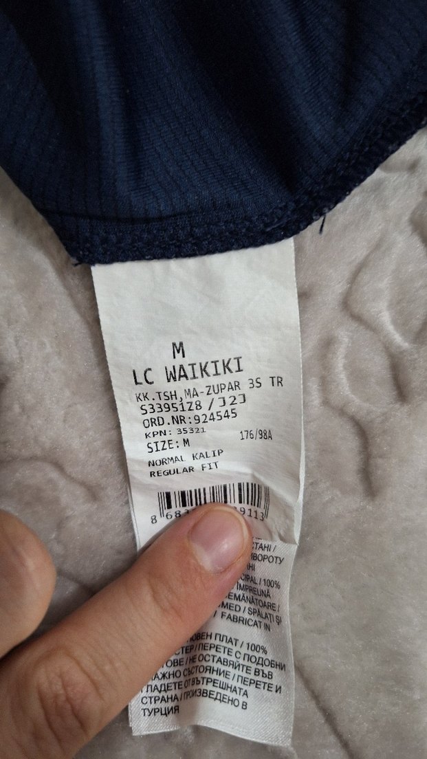 Erkek Lacivert Kısa Kollu Salaş Tişört - Görsel 5