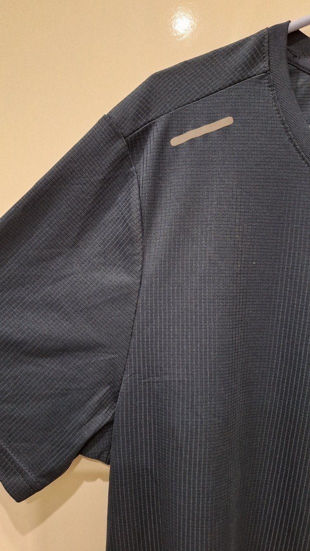 Erkek Lacivert Kısa Kollu Salaş Tişört - Görsel 3