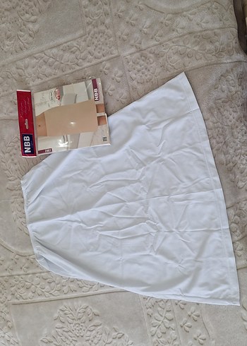 NBB Marka Beyaz Uzun Jipon - Görsel 3