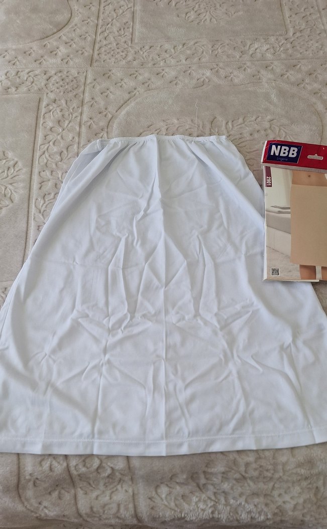 NBB Marka Beyaz Uzun Jipon - Görsel 4