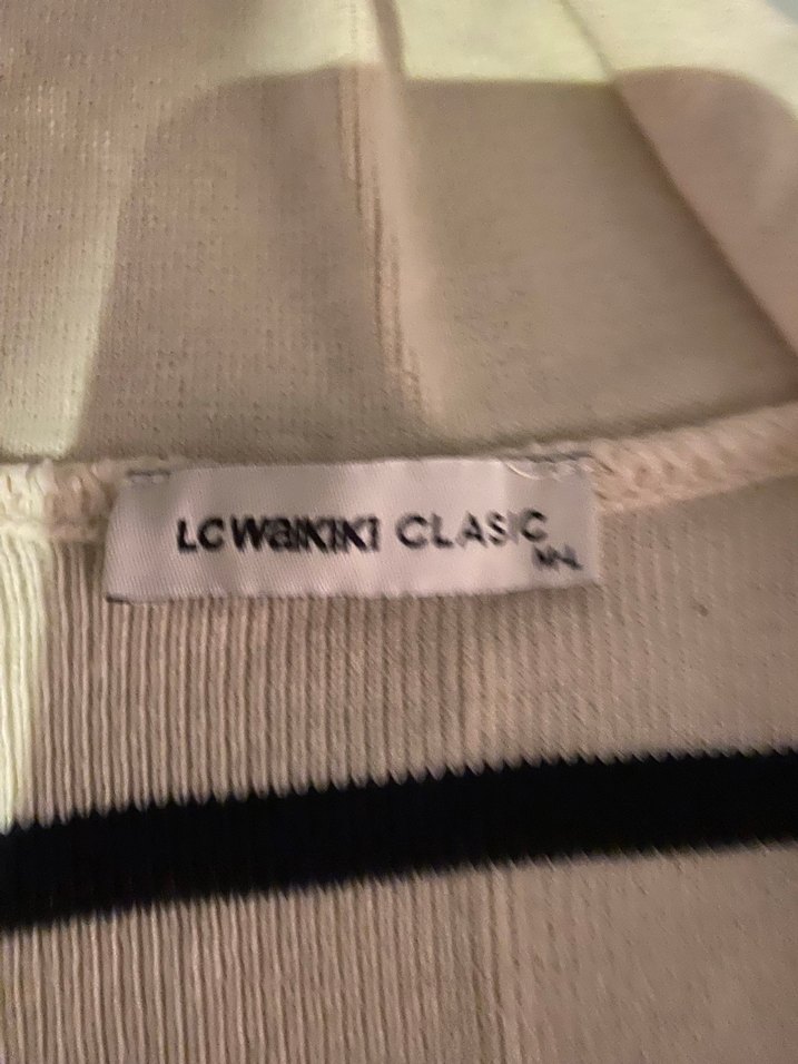 Çizgili Pamuklu Hamile Gömlek - Görsel 2