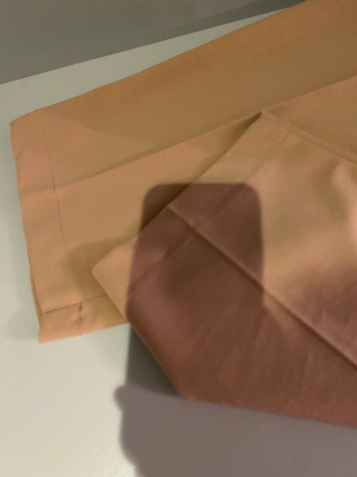 Bej Kemerli Kadın Kumaş Pantolon - Görsel 4