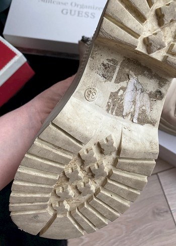 Bej Platform Topuklu Kadın Bot - Görsel 7