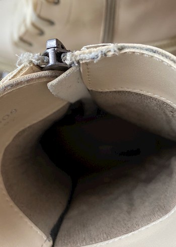 Bej Platform Topuklu Kadın Bot - Görsel 3