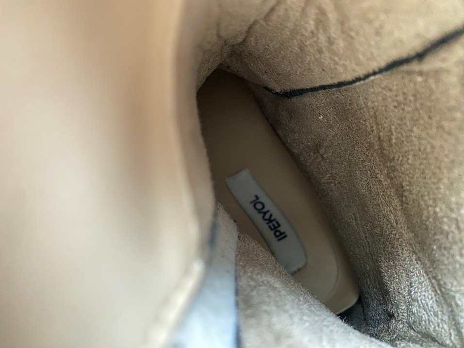 Bej Platform Topuklu Kadın Bot - Görsel 4