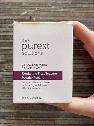 The purest enzim peeling azelaic acid malic acid
