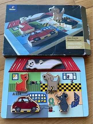 Tchibo ahşap sesli puzzle 30x21