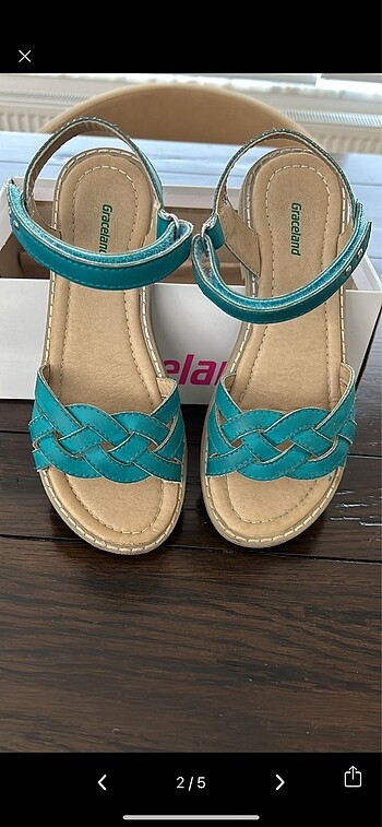 Deichmann Graceland 34 no deri sandalet