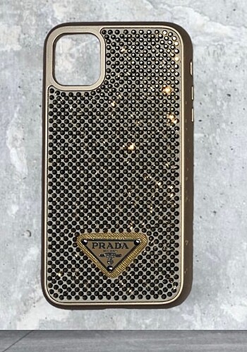 iPhone 11 uyumlu taşlı parıltılı kılıf