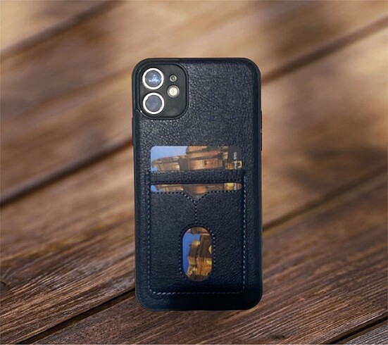 iPhone 11 uyumlu kartlıklı kılıf