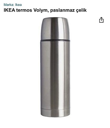 Ikea Çelik Termos