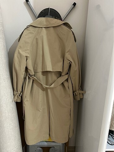 xs Beden camel Renk Trençkot mavi
